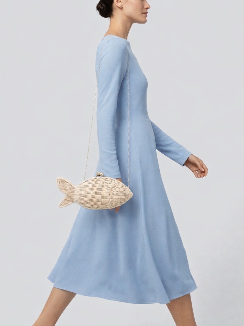 Serpui Marie Fish Clutch Bag